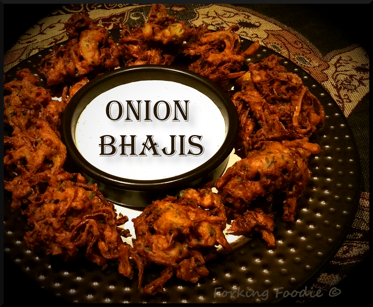 Forking Foodie Crisp and Spicy Onion Bhajis (naturally gluten free)