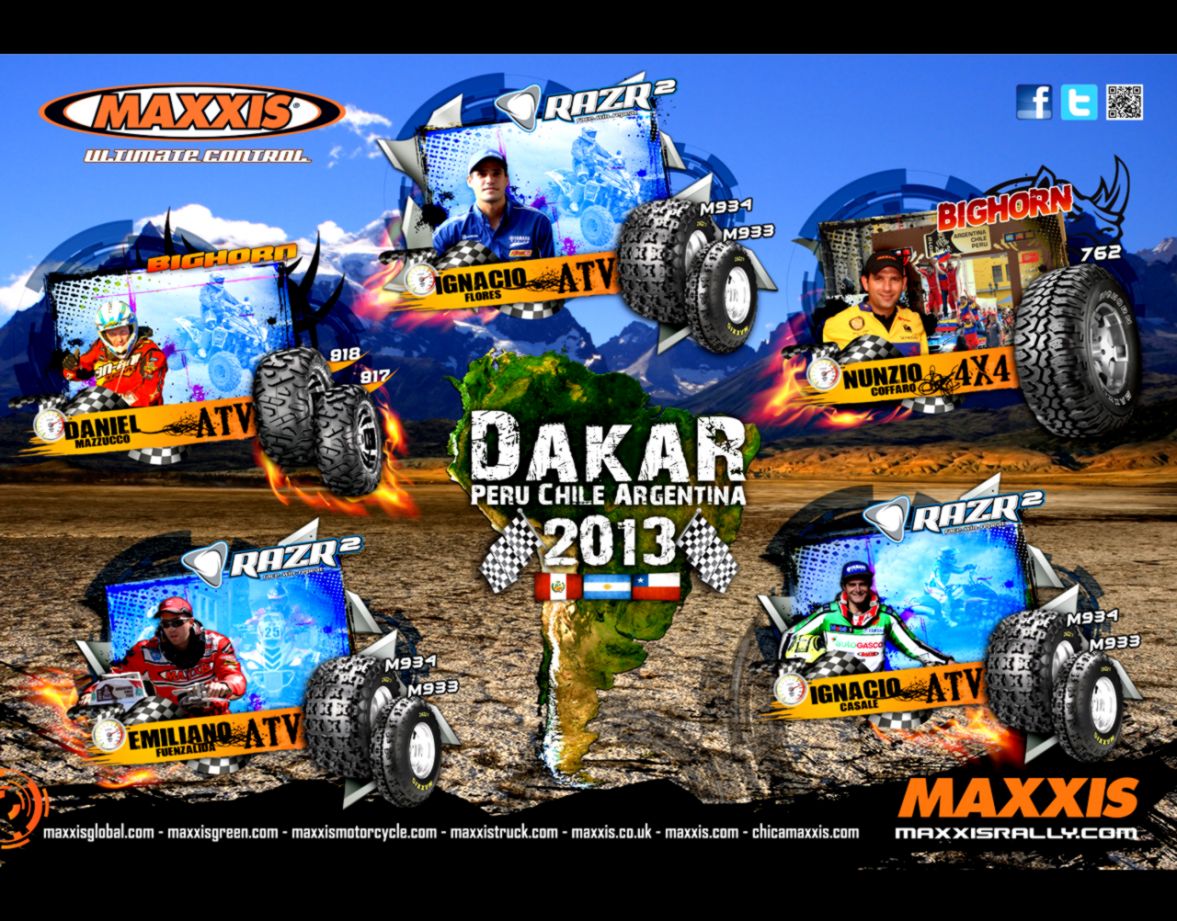 2013 Dakar Newsletter  Drivers Desktop Wallpaper  Maxxis Global