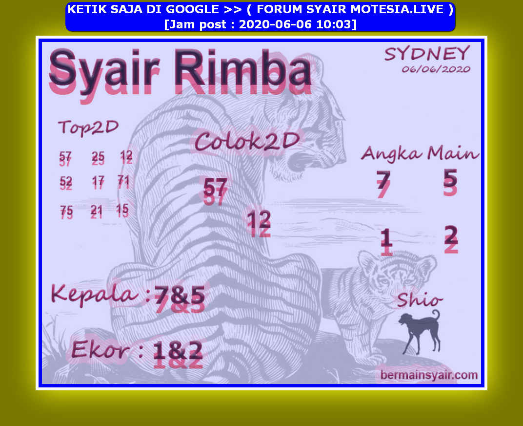 forum syair meloditogel