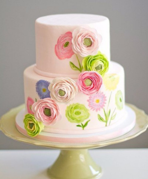 Цветы из мастики