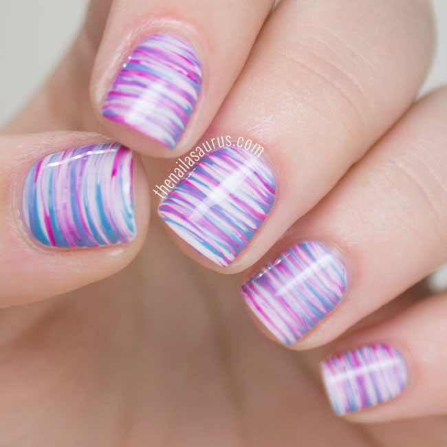 The Nailasaurus | UK Nail Art Blog - Easter Fan Brush Nail Art - The ...