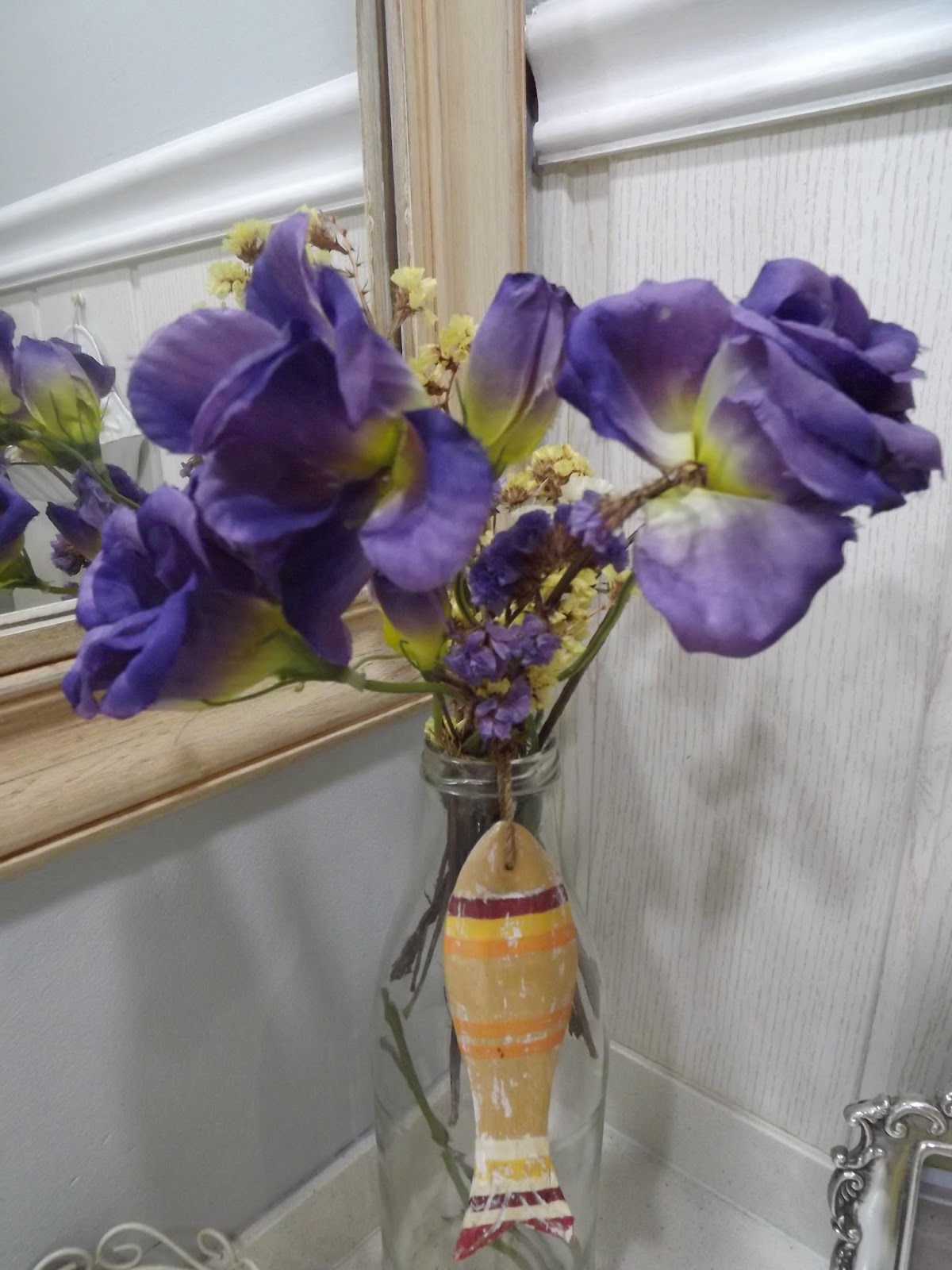 Un vergel en la ciudad: Flores en el cuarto de baño