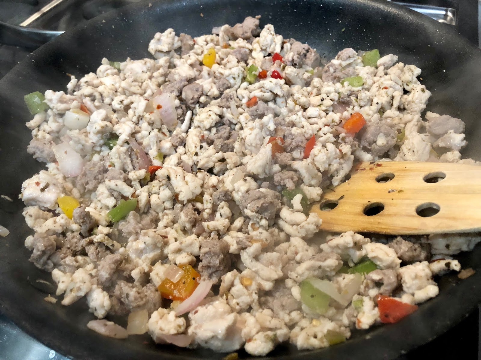 Cooking with Joanna Low Carb Turkey Meat Sauce with Zucchini Noodles