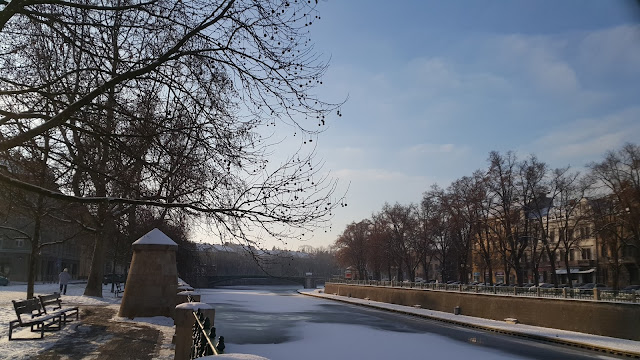 Winter in Hradec Kralove, Czech