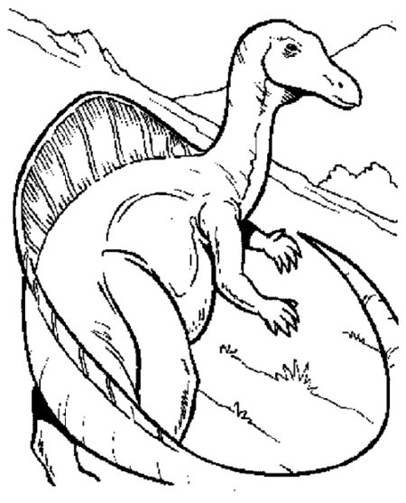 Free Dinosaurs Coloring Book Pages for Kids title=