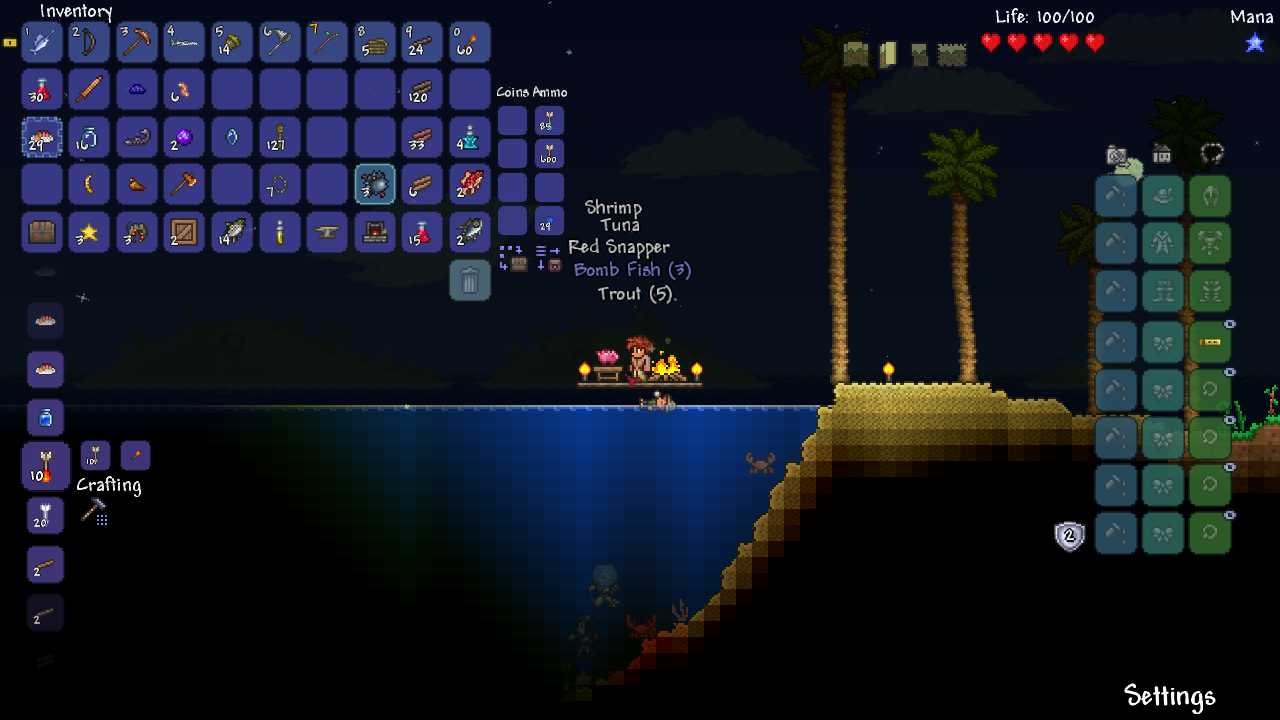 테라리아] 01. 낚시 - 게임연재 마이너 갤러리