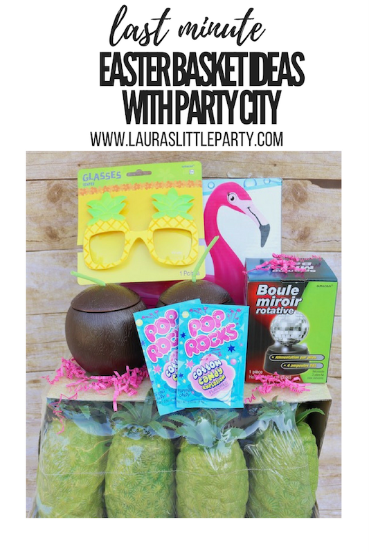 Last minute Easter basket ideas with Party City LAURA'S little PARTY