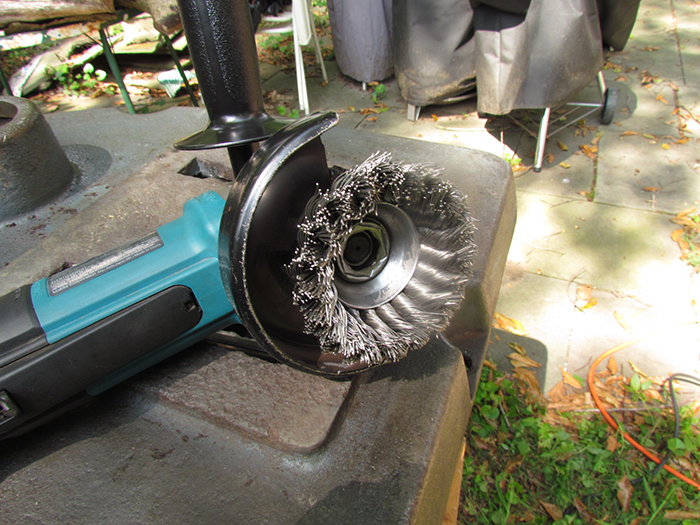 Grinding to Remove Rust Craftsman KingSeeley 103.23141 Drill Press