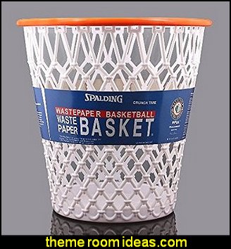 Basketball Net Crunch Time NBA Design Wastebasket basketball bedroom ideas - Basketball Decor - basketball wall murals - basketball bedding - basketball wall decal stickers - basketball themed bedrooms - basketball bedroom furniture - basketball wall decorations - Basketball wall art - Basketball themed rooms - basketball bedroom furniture - NBA bedding - Boys basketball theme Basketball Net Crunch Time NBA Design Wastebasket