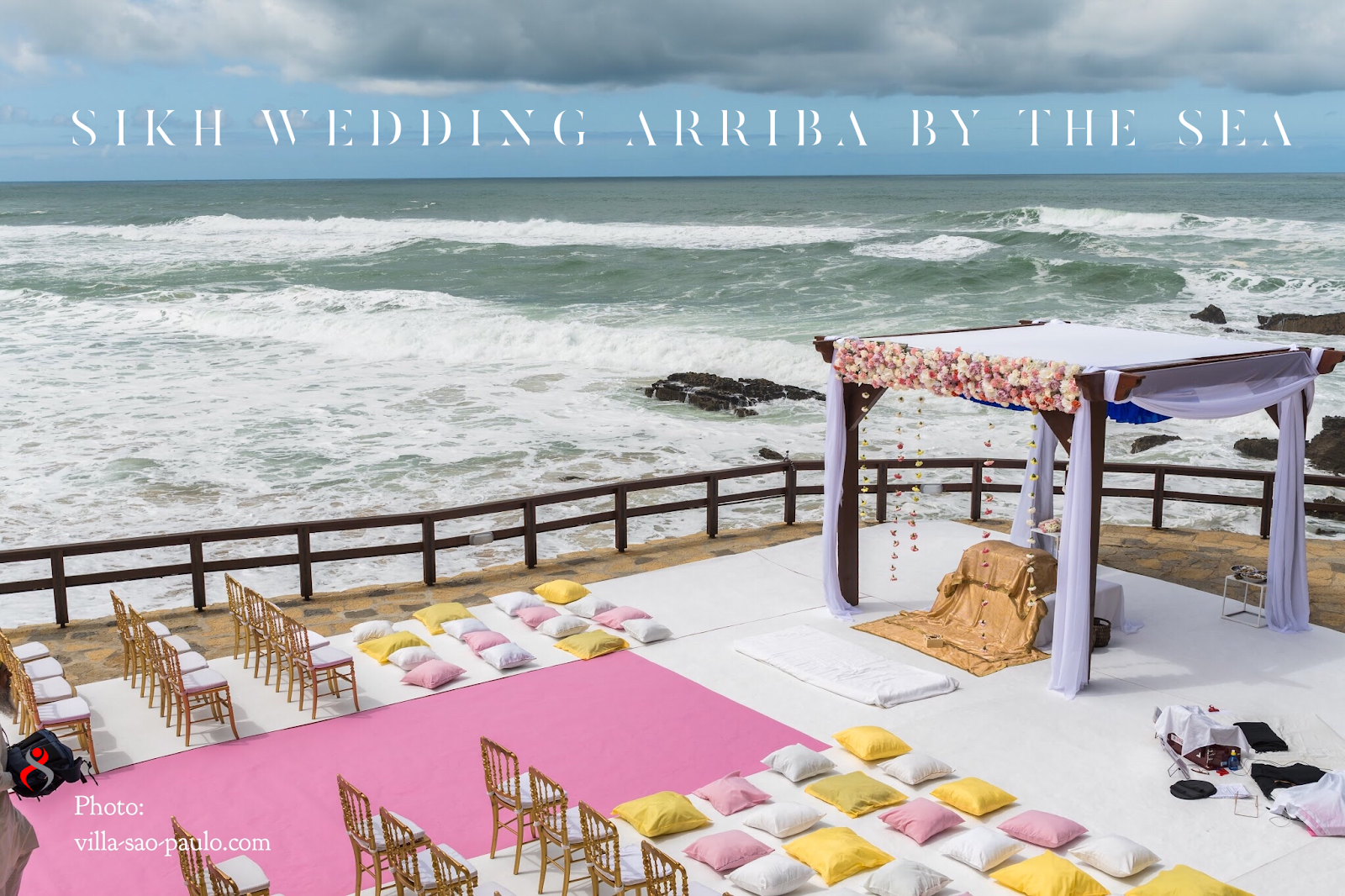 Sikh Destination Wedding Blog - Sikh Wedding Officiant: Sikh Wedding  Portugal, Arriba by the Sea Stunning Location