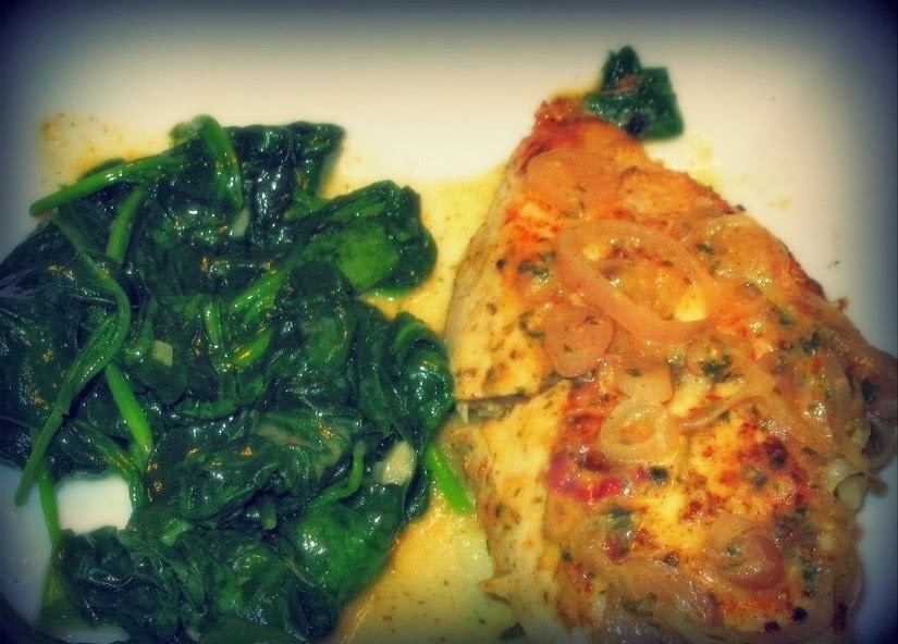 Dinner Recipes Idea Dinner Recipe Pepper Chicken with Lemon Spinach