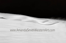 Snow Cap in Black and White by Amanda Smith Wyoming Photographer