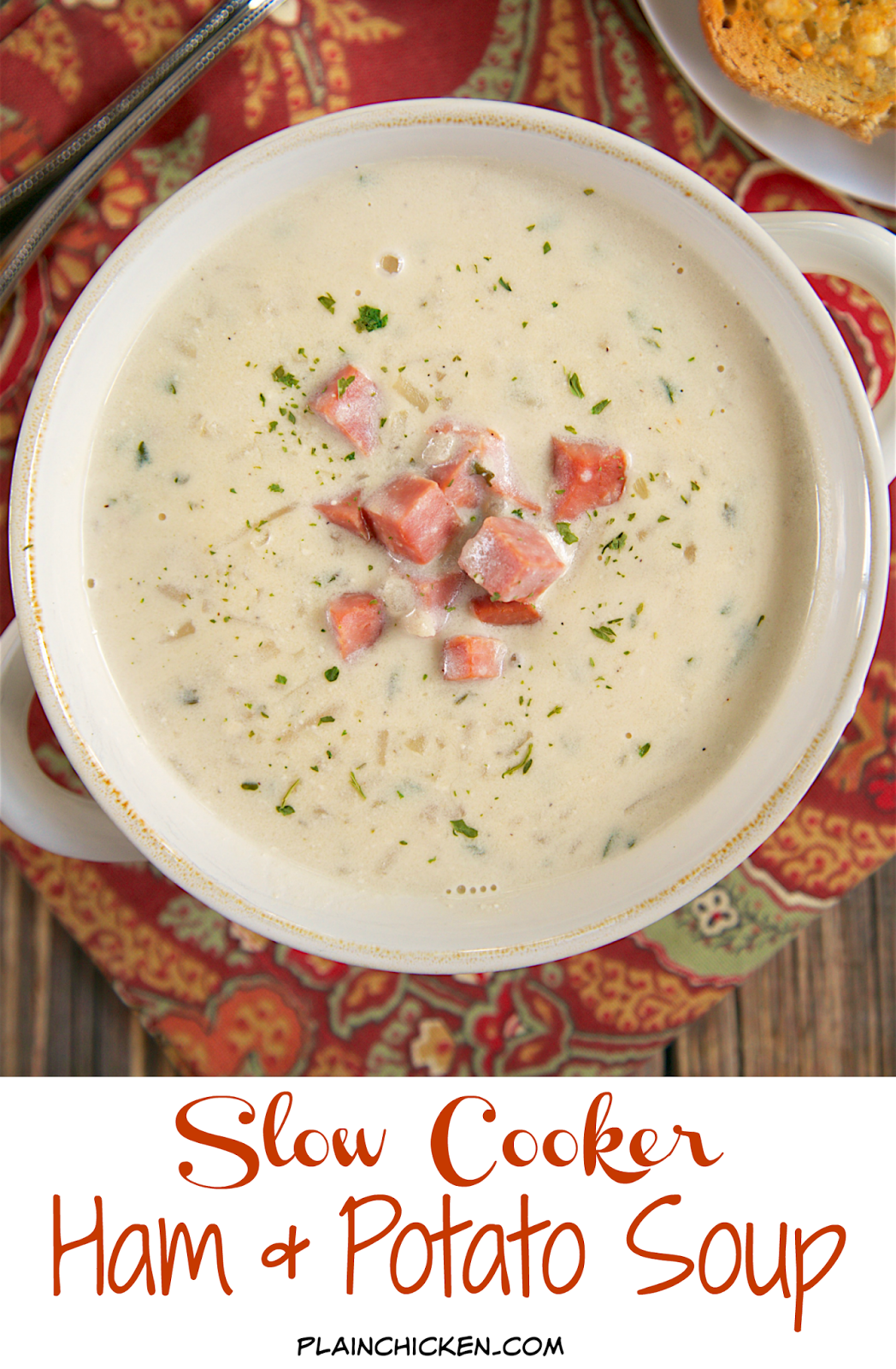 {Slow Cooker} Ham and Potato Soup Plain Chicken®