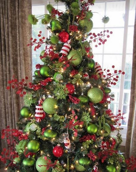 ÁRBOL NAVIDEÑO PEQUEÑO - BRILLOS VERDES