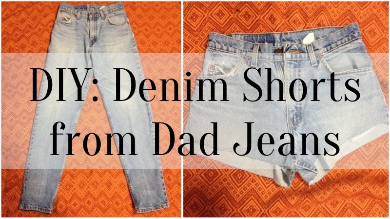 DIY: Denim Shorts from Dad Jeans |Livin' and Lovin'