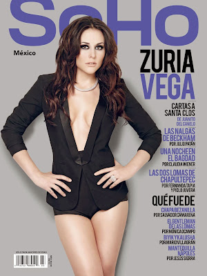 Zuria Vega sexy lingerie in SoHo Mexico Magazine December 2013 photoshoot