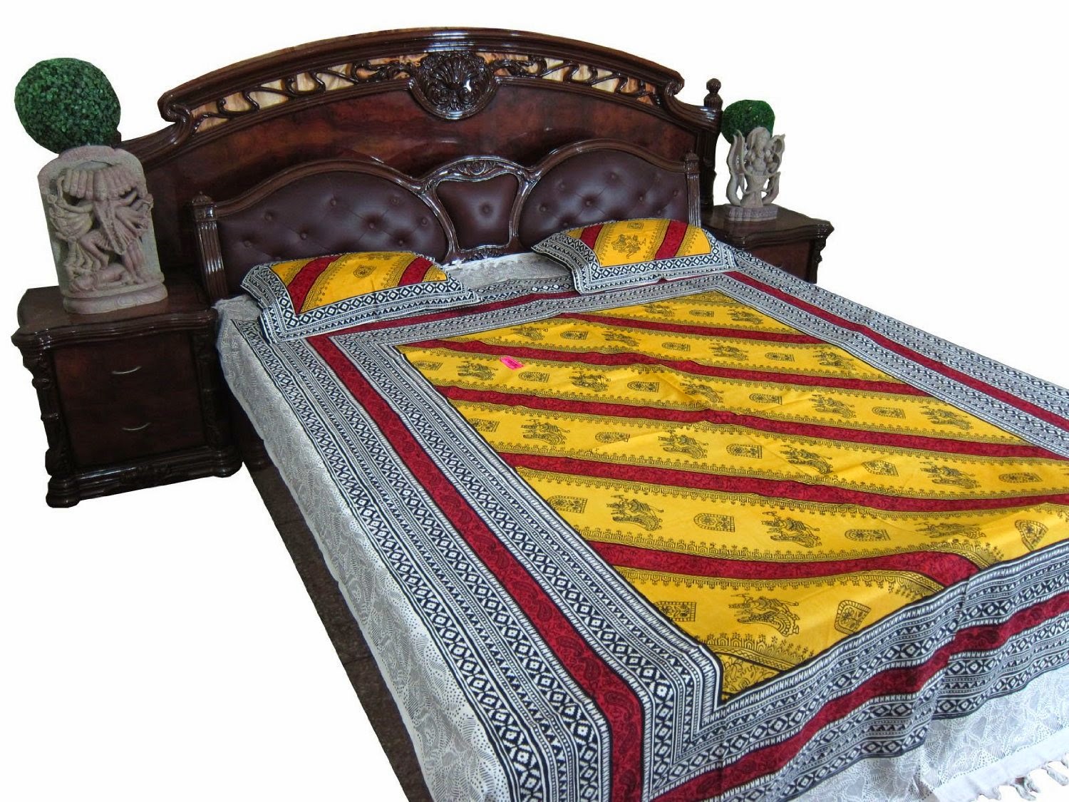 Indian Bedding Bedspread: Bedroom Decor Coverlet