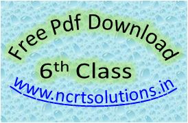 NCERT Solutions for Class 6 PDF NCERT Solutions for Class 6 PDF