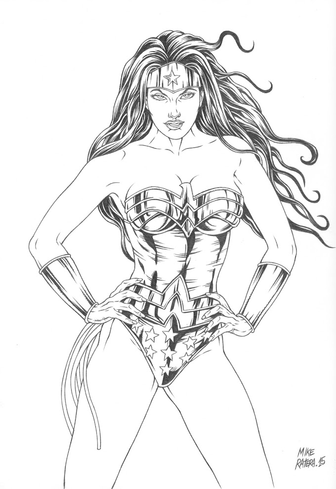 Dibujos de la Mujer Maravilla (Wonder Woman) para pintar