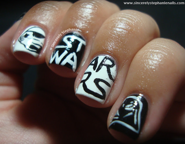 star wars nail art