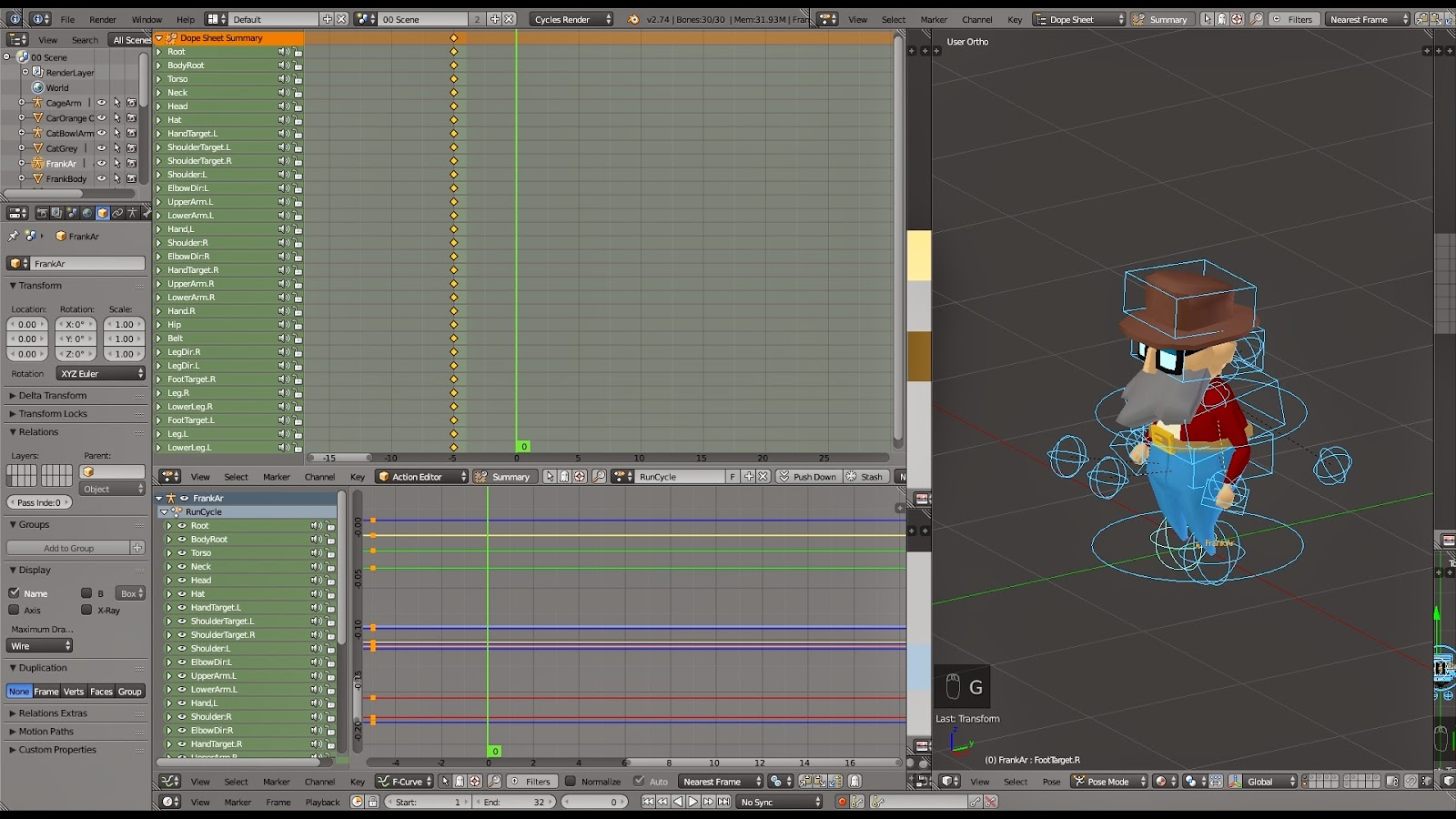 Pillars of SY Tipp Animieren in Blender mittels CycleModifier