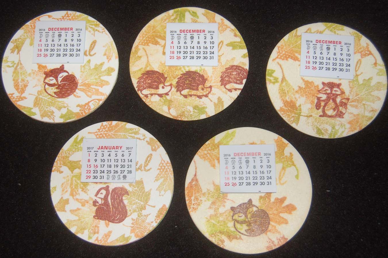 Lynn's Craft Blog Woodland Animal Calendar