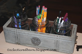 Sewing drawer as pencil and pen holder