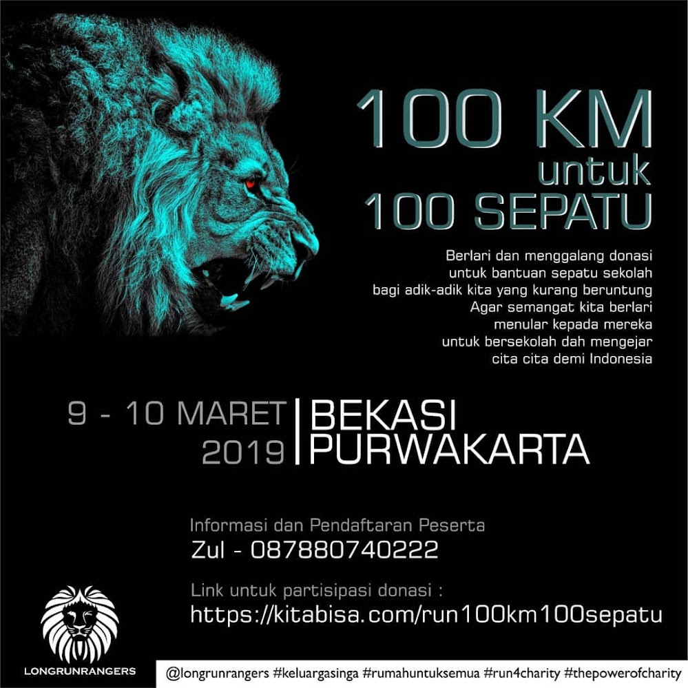 100 Km untuk 100 Sepatu • 2019
