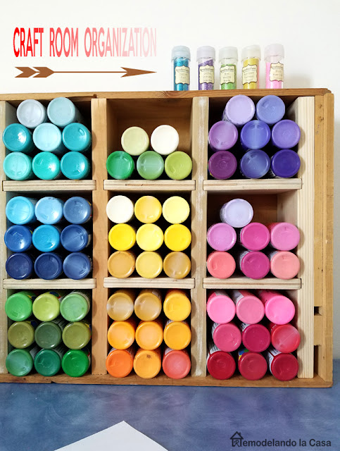 IHeart Organizing: Our Storage Spaces: Storage Room Paint Organization