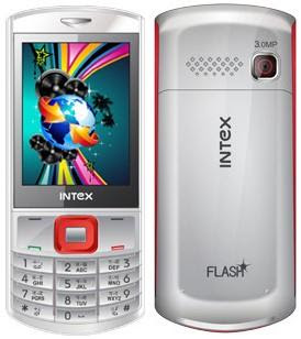 Touch Type Dual SIM Mobile Intex IN 009T Flash