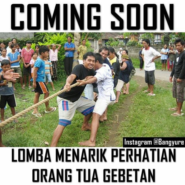 Lomba menarik perhatian orang tua gebetan