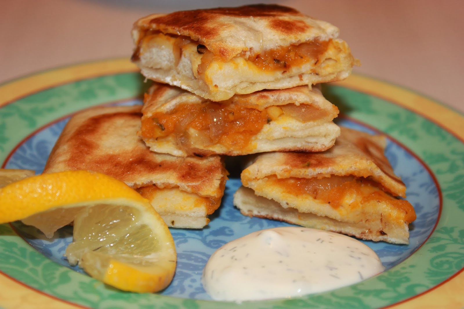 Soupedup Garden Butternut Squash Gözleme & Fennel Dipping Sauce