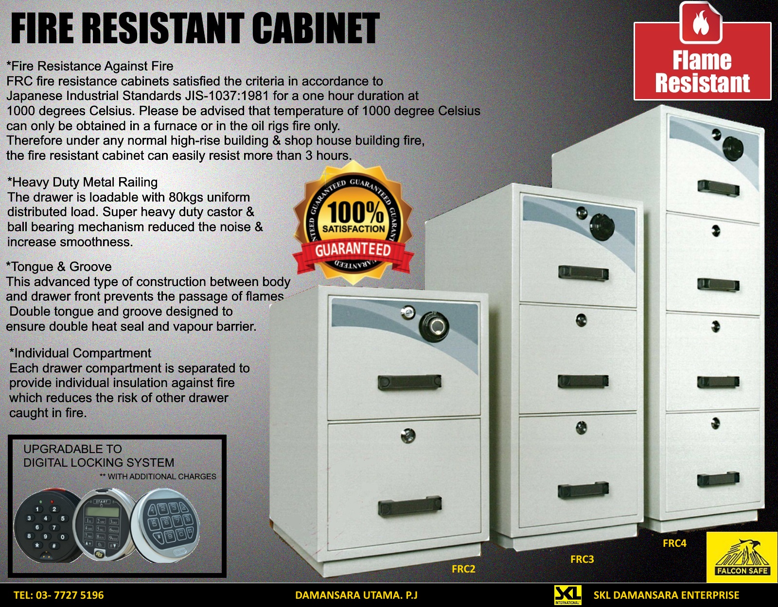 Skl Diy Uptown Fire Resistant Cabinet On Sales Malaysia
