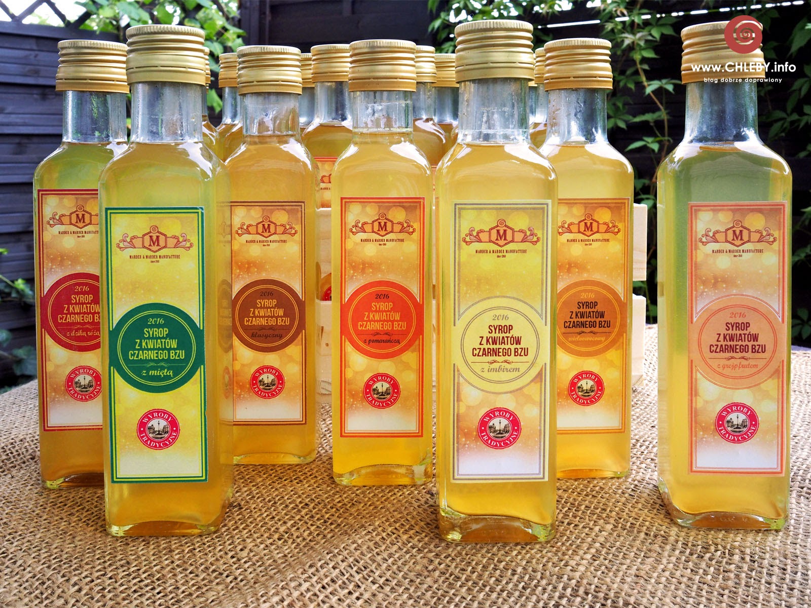 Chleby.info Syrop z kwiatów czarnego bzu, wersja wzbogacona