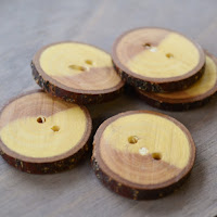 DIY Wood Buttons, Over The Apple Tree