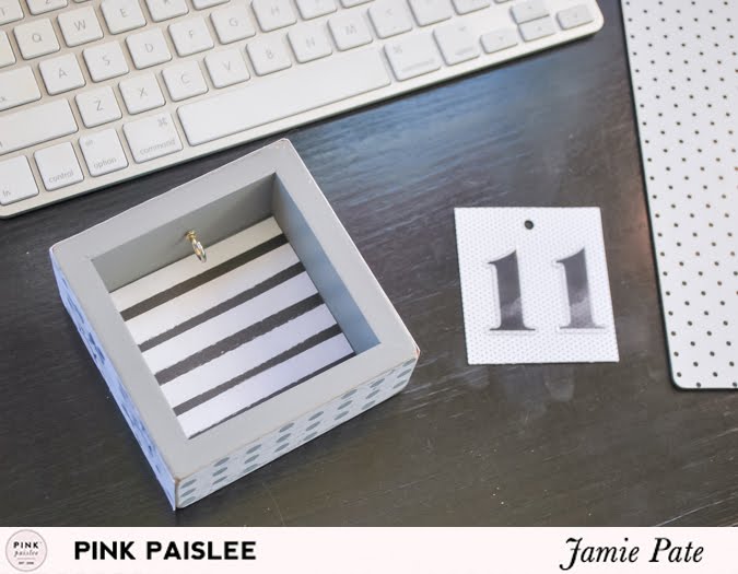 How to create desk decor using Pink Paislee's C'est La Vie | @jamiepate for @pinkpaislee