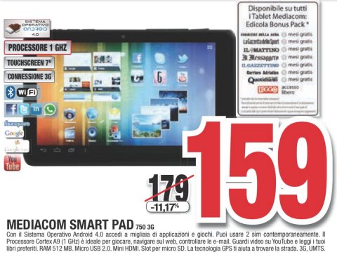 ipad offerte volantino