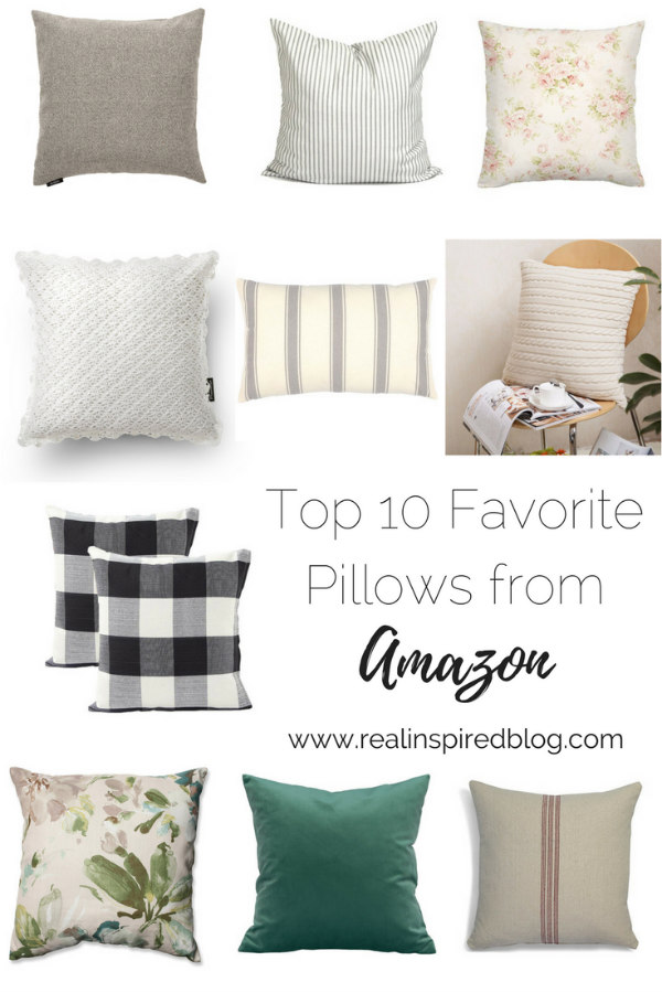 Finding pillows on Amazon can be daunting. Here is my list of top 10 favorite decorative pillows for Amazon and even four ideas for styling them! Are you more of a Modern Glam Farmhouse person? Or maybe Romantic Cottage is your thing?