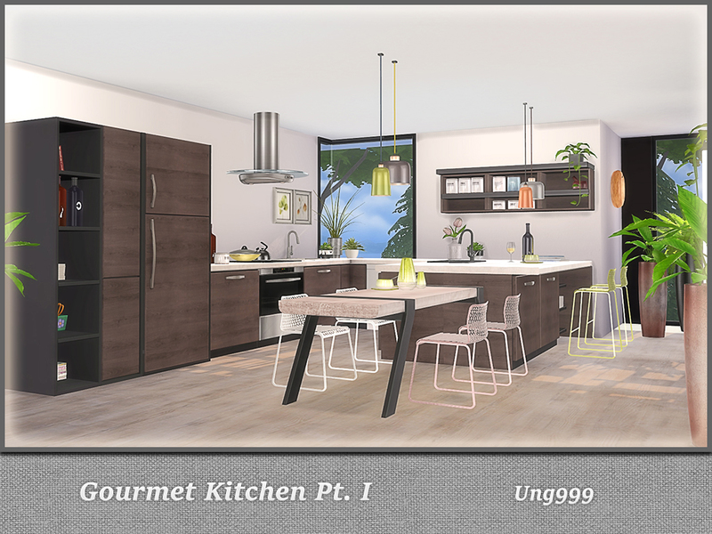 Sims 4 CC's The Best Gourmet Kitchen Pt. I by ung999