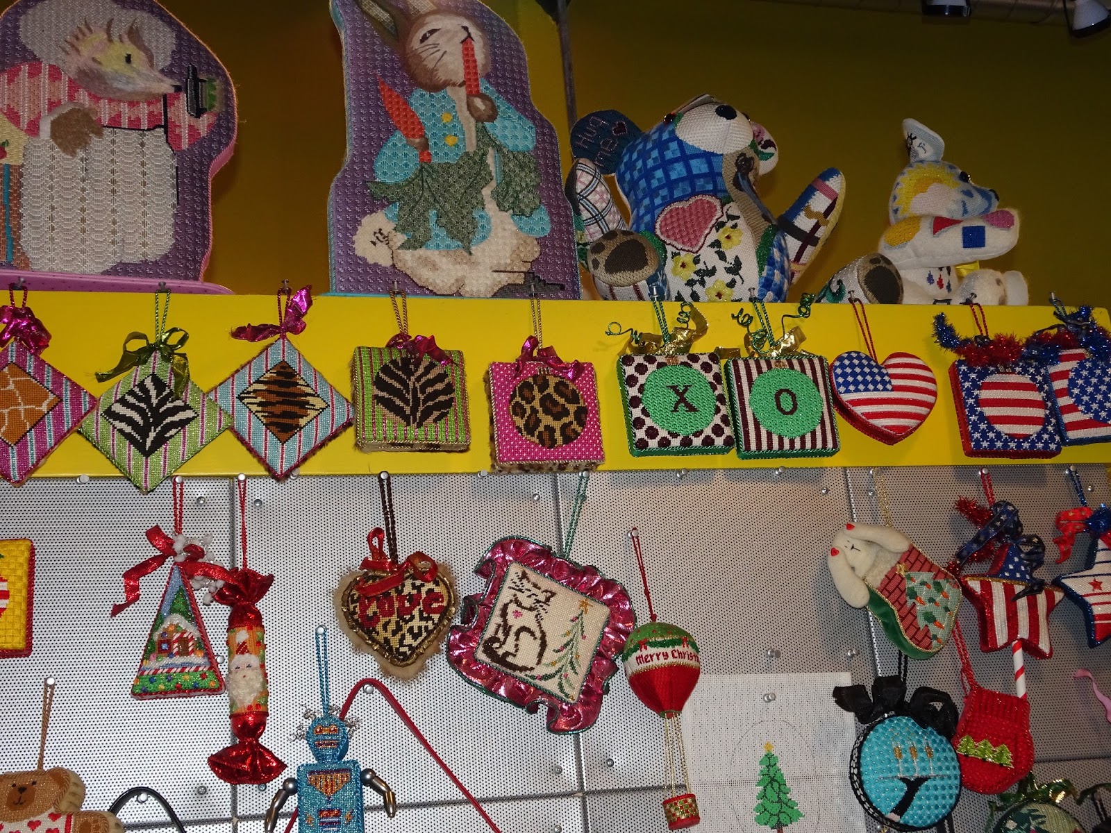 The French Tangerine needlepoint update and a san francisco shop