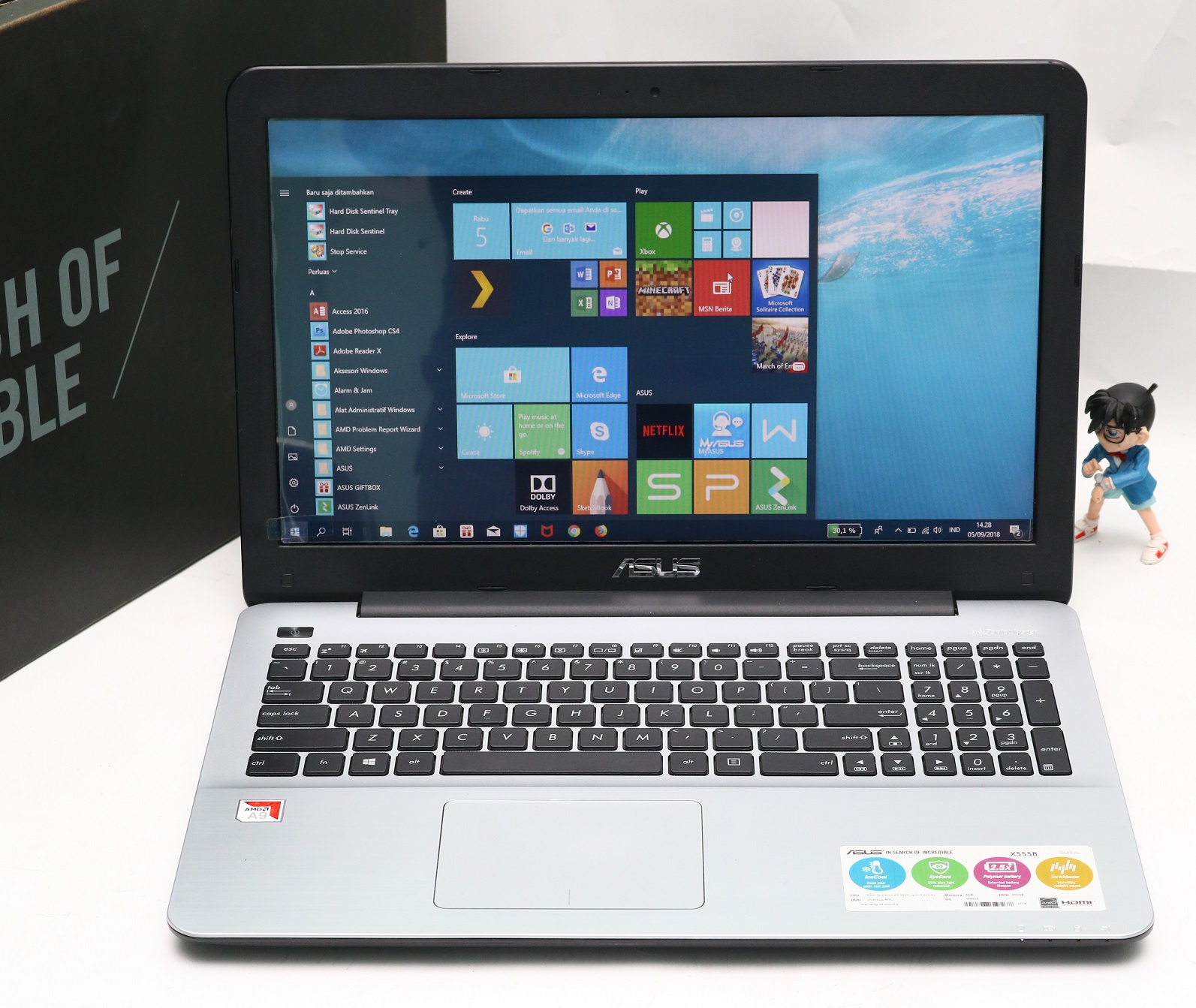 Laptop Asus X555B Bekas