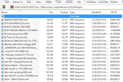 SONG / MIDI YAMAHA PSR S DANGDUT KOPLO HOKYA (update 18/10/2018)
