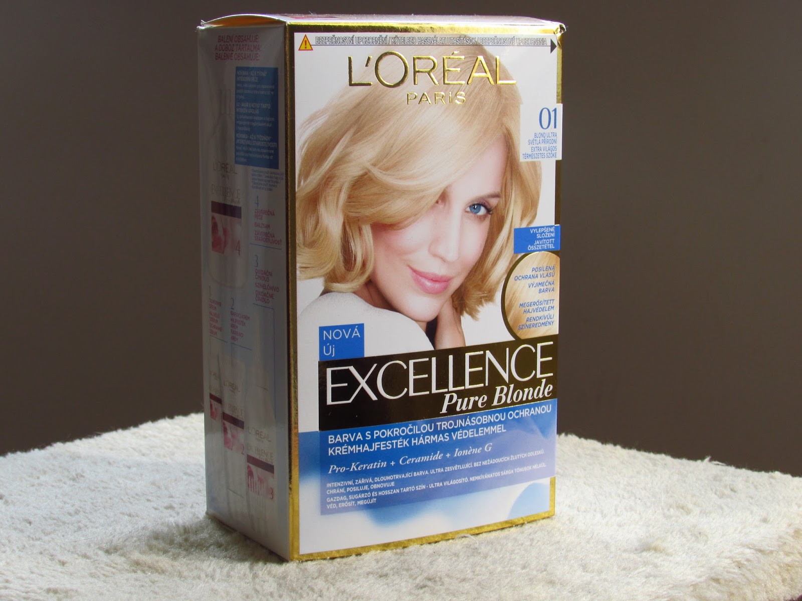Loreal Excellence Pure blonde палитра