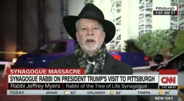 Pittsburgh Rabbi Receives Hate Mail From Leftists For Welcoming President Trump to Synagogue After Massacre (VIDEO)