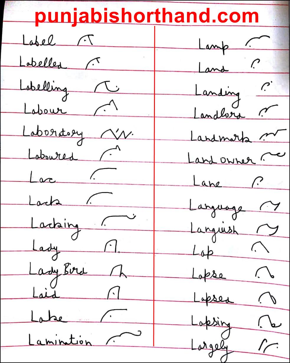 Shorthand english