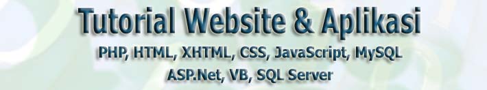 Tutorial Programming PHP HTML ASP.NET VB.NET Database MYSQL SQL Server | BartIQY
