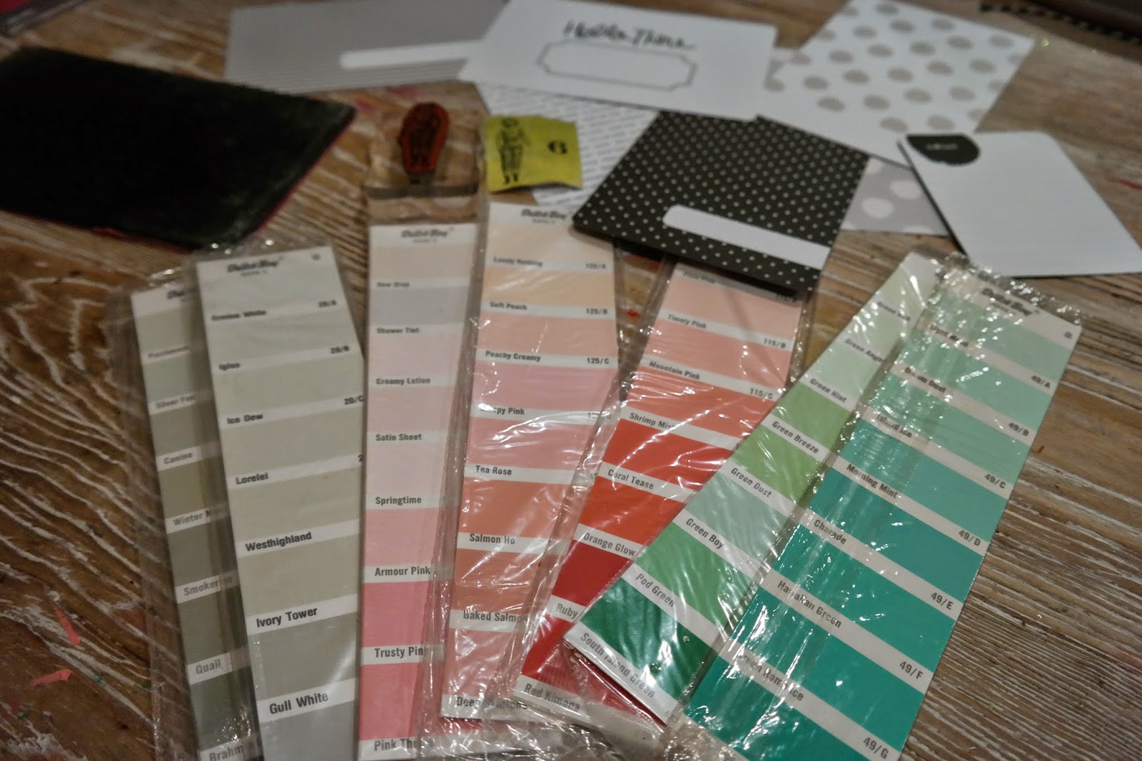 Artful Play Paint Chip Sample Art