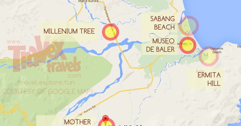 Baler Aurora Philippines Map Travex Travels - Travel. Explore. Fun In Ph: Baler Tourist Spots, Maps And  Guide