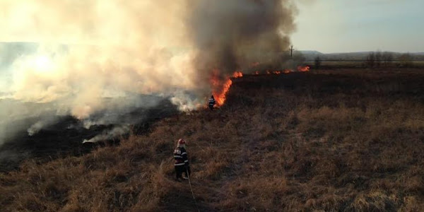 11 incendii lichidate de pompierii doljeni în ultimele 24 de ore