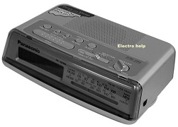 Electro help: RC6256 - Panasonic clock radio - Schematic - how to 